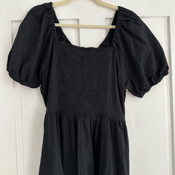 Black Women’s Grace Karin Puff Sleeve Cotton Sun Dress | size Large - Picture 5 of 5